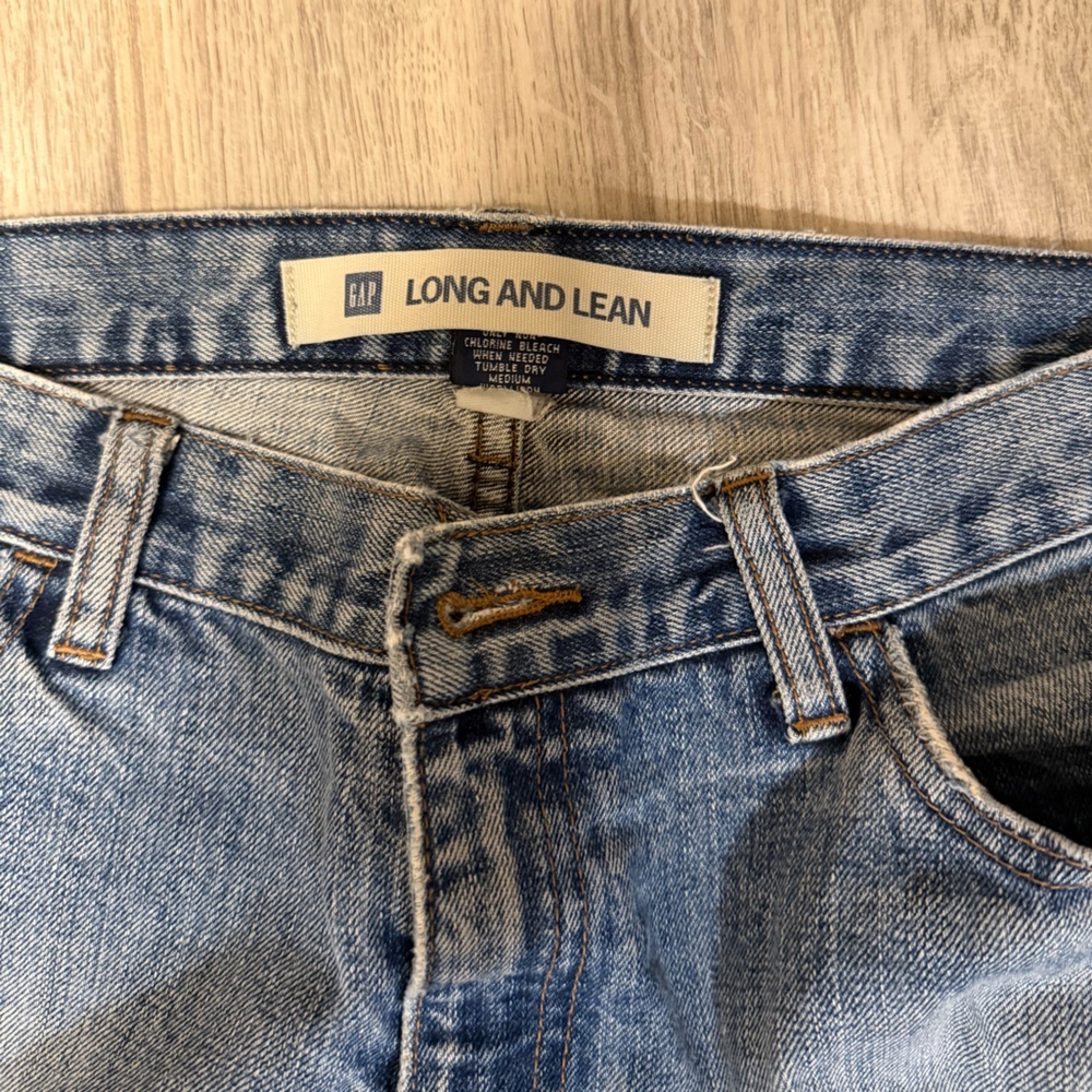 Gap Distressed Flare Jeans